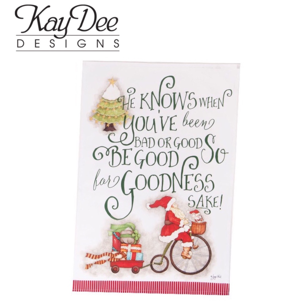 Kay Dee Designs Joy Hall Christmas Dish Towel